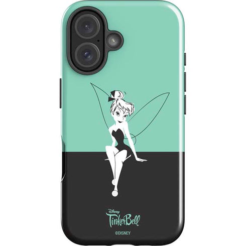 Disney Tinker Bell Color Block iPhone 16 Plus Impact Case